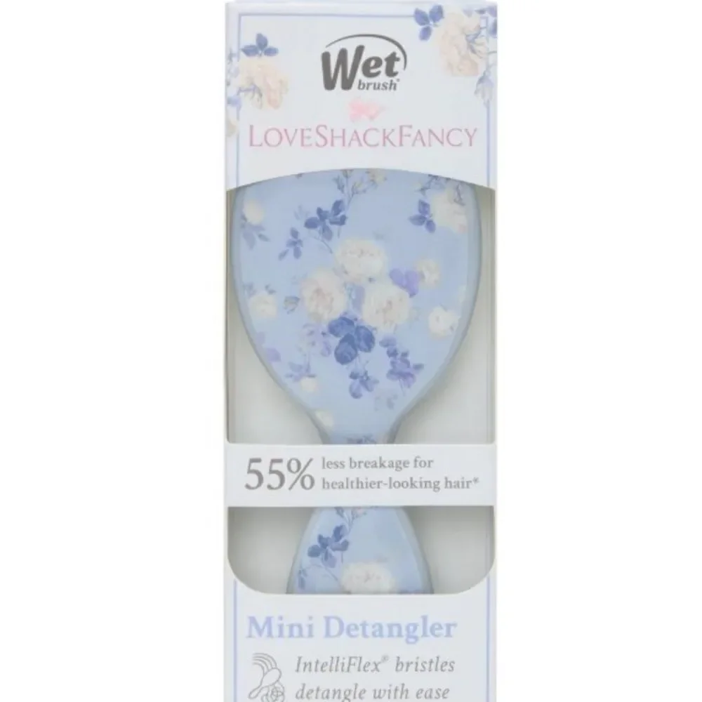 Love Shack Fancy  Paddle Mini Detangler Hair Brush - Everblooming Rosettes
